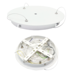 Pakabinamas / paviršinis LED šviestuvas MORA 40W, Ø500mm, Baltas, CCT (3000-6500K)