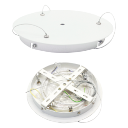 Pakabinamas / paviršinis LED šviestuvas MORA 60W, Ø600mm, Baltas, CCT (3000-6500K)