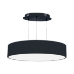 Pakabinamas / paviršinis LED šviestuvas MORA 40W, Ø500mm, Juodas, CCT (3000-6500K)