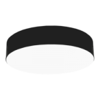 Pakabinamas / paviršinis LED šviestuvas MORA 40W, Ø500mm, Juodas, CCT (3000-6500K)