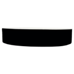 Pakabinamas / paviršinis LED šviestuvas MORA 40W, Ø500mm, Juodas, CCT (3000-6500K)