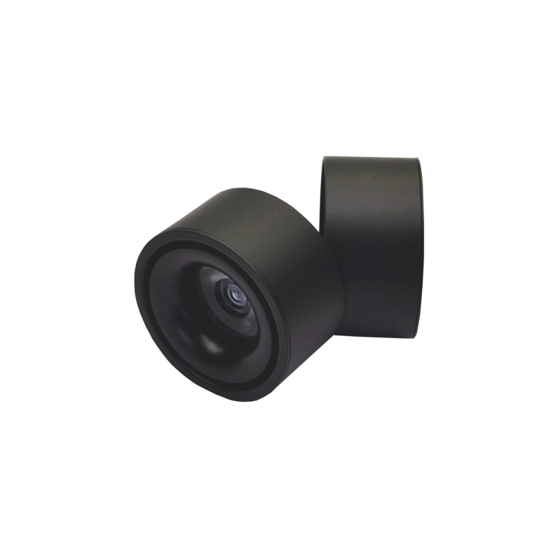 Kryptinis LED šviestuvas OSLO 10W, Juodas, 4000K (Neutrali balta)