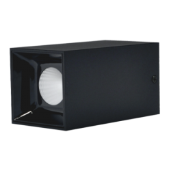 Akcentinis LED šviestuvas TANGA 12W, Juodas, 3000K (Šiltai balta)