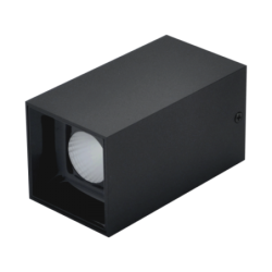 Akcentinis LED šviestuvas TANGA 12W, Juodas, 3000K (Šiltai balta)