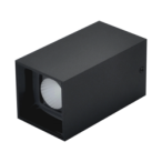 Akcentinis LED šviestuvas TANGA 12W, Juodas, 3000K (Šiltai balta)