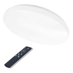 Lubinis LED šviestuvas SOPOT 48W (2x24W), apvalus, CCT, su nuotolinio valdymo pultu