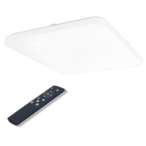 Lubinis LED šviestuvas SOPOT 72W (2x36W), kvadratinis, CCT, su nuotolinio valdymo pultu