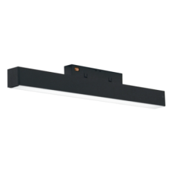 Magnetinis 12W linijinis LED šviestuvas 30.5cm TAMPA CCT, Smart (Tuya), Juodas 48V