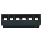 Magnetinis 6W LED šviestuvas, akcentinis taškinis TAMPA CCT, Smart (Tuya), Juodas 48V