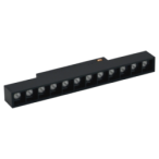 Magnetinis 12W LED šviestuvas, akcentinis taškinis TAMPA CCT, Smart (Tuya), Juodas 48V