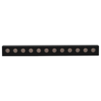 Magnetinis 12W LED šviestuvas, akcentinis taškinis TAMPA CCT, Smart (Tuya), Juodas 48V