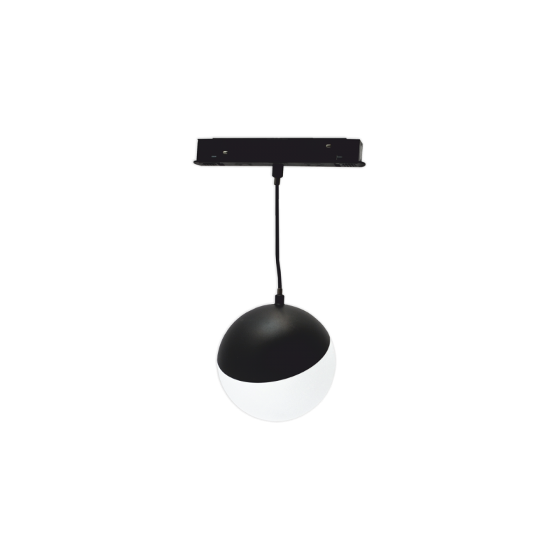 Magnetinis 7W pakabinamas LED šviestuvas Burbulas TAMPA CCT, Smart (Tuya), Juodas 48V