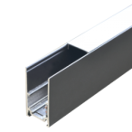 Magnetinės sistemos bėgelis TAMPA paviršinis 2000 mm, juodas, 48V