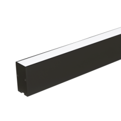 Pakabinamas linijinis LED šviestuvas 54W 4000K LOTA80, juodas, 1705 mm