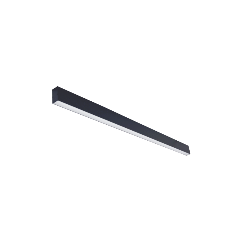 Pakabinamas linijinis LED šviestuvas 72W 4000K LOTA80, juodas, 2315 mm