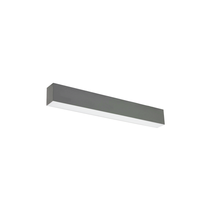 Pakabinamas linijinis LED šviestuvas 20W 4000K LIMAN80, pilkas, 550 mm