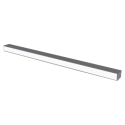 Pakabinamas linijinis LED šviestuvas 54W 4000K LIMAN80, pilkas, 1705 mm