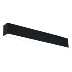 Pakabinamas linijinis LED šviestuvas 20W 4000K LIMAN80, juodas, 550 mm