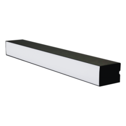 Pakabinamas linijinis LED šviestuvas 20W 4000K LIMAN80, juodas, 550 mm