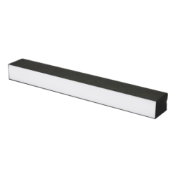 Pakabinamas linijinis LED šviestuvas 20W 4000K LIMAN80, juodas, 550 mm