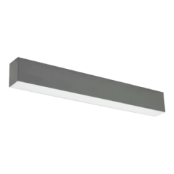 LED linijinis šviestuvas LIMAN150 15W (134/W), pilkas (pakabinamas / lubinis), 570 mm