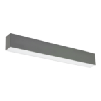 LED linijinis šviestuvas LIMAN150 15W (134/W), pilkas (pakabinamas / lubinis), 570 mm