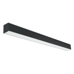 LED linijinis šviestuvas LIMAN150 60W (141/W), juodas (pakabinamas / lubinis), 2250 mm