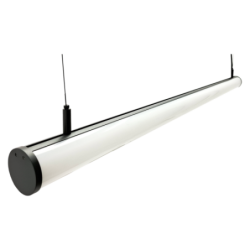 Linijinis LED šviestuvas LORA 40W 4000K 180°, juodas, 4800, 1130 mm
