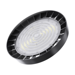 Aukštų patalpų LED šviestuvas UNA 100W, 18000lm, IP65 IK08, reguliuojamas 0–10V