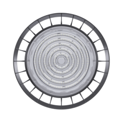 Aukštų patalpų LED šviestuvas UNA 200W, 36000lm, IP65 IK08, reguliuojamas 0–10V