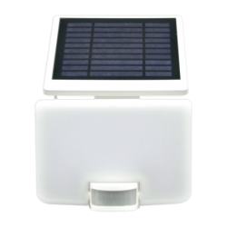 LED lauko prožektorius su saulės baterija ir PIR davikliu VISTA 10W 4000K, IP54, baltas