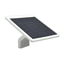 LED lauko prožektorius su saulės baterija ir PIR davikliu VISTA 10W 4000K, IP54, baltas
