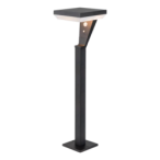 LED pastatomas lauko šviestuvas su saulės baterija SALTASENS Bollard 5W 3000K, IP65 IK08, su judesio davikliu