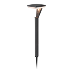 LED įsmeigiamas lauko šviestuvas su saulės baterija SALTASENS Grass 5W 3000K, IP65 IK08, su judesio davikliu