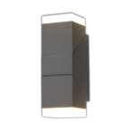LED sieninis lauko šviestuvas SOMA 2×6W 3000K, IP65 IK08