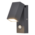 LED sieninis lauko šviestuvas SETOSENS 5W 3000K, IP65 IK08, su judesio davikliu