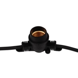 Girlianda LED 230V 10m 10x E27 2 Tipas