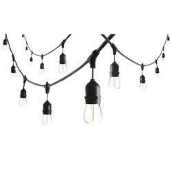 Girlianda LED 24V 15m 15x E27