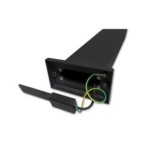 Pastatomas lauko šviestuvas 12W Clark 50cm Juoda
