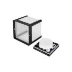 Sieninis lauko šviestuvas Cube-1 GX53 Juoda