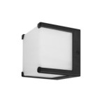 Sieninis lauko šviestuvas Cube-1 GX53 Juoda
