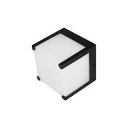 Sieninis lauko šviestuvas Cube-1 GX53 Juoda