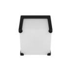 Sieninis lauko šviestuvas Cube-1 GX53 Juoda