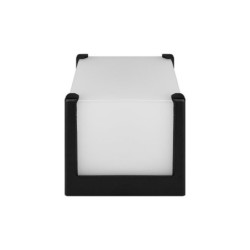 Sieninis lauko šviestuvas Cube-1 GX53 Juoda