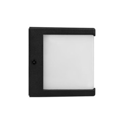 Sieninis lauko šviestuvas Cube-1 GX53 Juoda