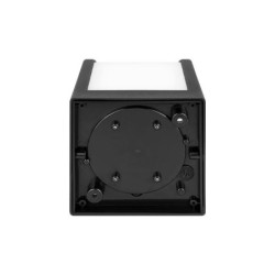 Sieninis lauko šviestuvas Cube-1 GX53 Juoda