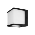 Sieninis lauko šviestuvas Cube-2 GX53 Juoda