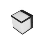 Sieninis lauko šviestuvas Cube-2 GX53 Juoda