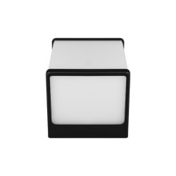 Sieninis lauko šviestuvas Cube-2 GX53 Juoda