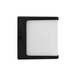 Sieninis lauko šviestuvas Cube-2 GX53 Juoda